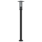 Outdoor Floor Lamps 3pcs Black 100 cm Stainless Steel