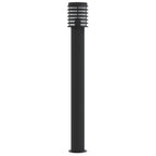 Outdoor Floor Lamp Black 110cm Stainless Steel