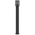 Outdoor Floor Lamp Black 110cm Stainless Steel