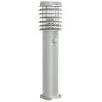 Outdoor Floor Lamp with Sensor Silver 60 cm Stainless Steel