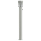 Outdoor Floor Lamp with Sensor Silver 110cm Stainless Steel