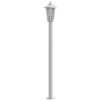 Outdoor Floor Lamps 3pcs Silver 120 cm Stainless Steel