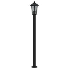 Outdoor Floor Lamp Black 120 cm Stainless Steel