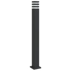 Outdoor Floor Lamp Black 110 cm Aluminium