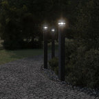 Outdoor Floor Lamp with Sensor Black 110 cm Aluminium