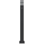 Outdoor Floor Lamp with Sensor Black 110 cm Aluminium