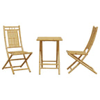 3 Piece Bistro Set Bamboo