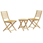 3 Piece Bistro Set Bamboo