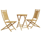 3 Piece Bistro Set Bamboo