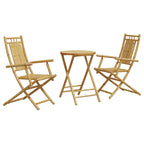 3 Piece Bistro Set Bamboo