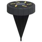 Solar Ground Lights with Ground Spikes Outdoor 4 pcs Warm White