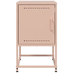 Bedside Cabinets 2 pcs Pink 36x39x60.5 cm Steel