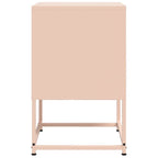 Bedside Cabinets 2 pcs Pink 36x39x60.5 cm Steel