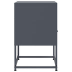 Bedside Cabinets 2 pcs Anthracite 36x39x60.5 cm Steel