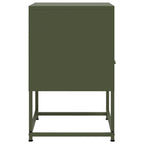 Bedside Cabinet Olive Green 36x39x60.5 cm Steel