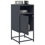 Bedside Cabinets 2 pcs Anthracite 36x39x78 cm Steel