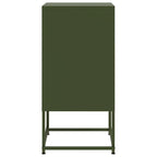 Bedside Cabinets 2 pcs Olive Green 36x39x78 cm Steel