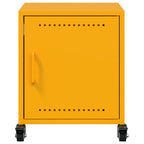 Bedside Cabinets 2 pcs Mustard Yellow 36x39x43.5 cm Steel