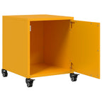 Bedside Cabinets 2 pcs Mustard Yellow 36x39x43.5 cm Steel