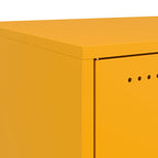 Bedside Cabinets 2 pcs Mustard Yellow 36x39x43.5 cm Steel