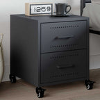 Bedside Cabinet Anthracite 36x39x43.5 cm Steel