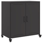 Sideboard Black 68x39x72 cm Steel