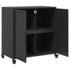 Sideboard Black 68x39x72 cm Steel