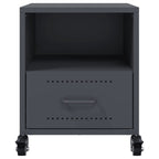 Bedside Cabinet Anthracite 36x39x43.5 cm Steel