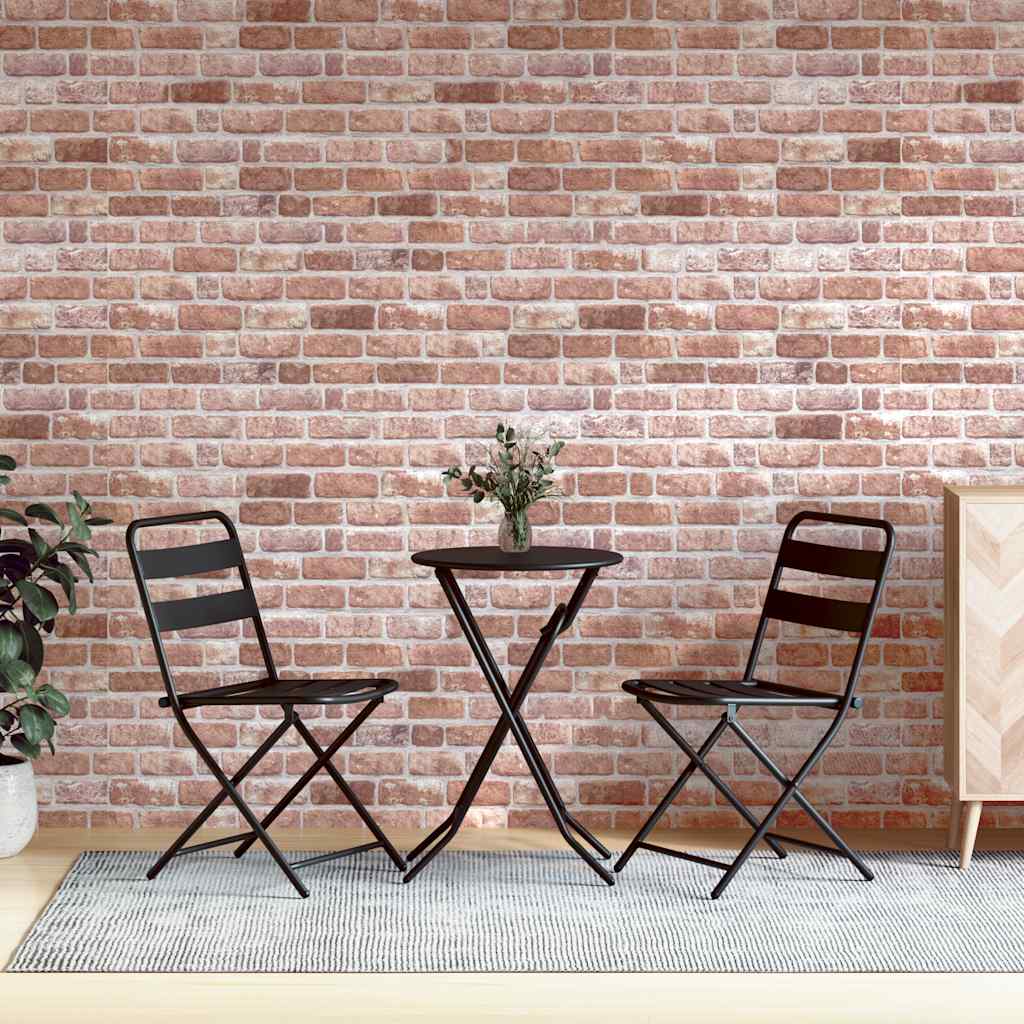 3D Wall Panels 10 pcs Brown 100x50 cm EPS