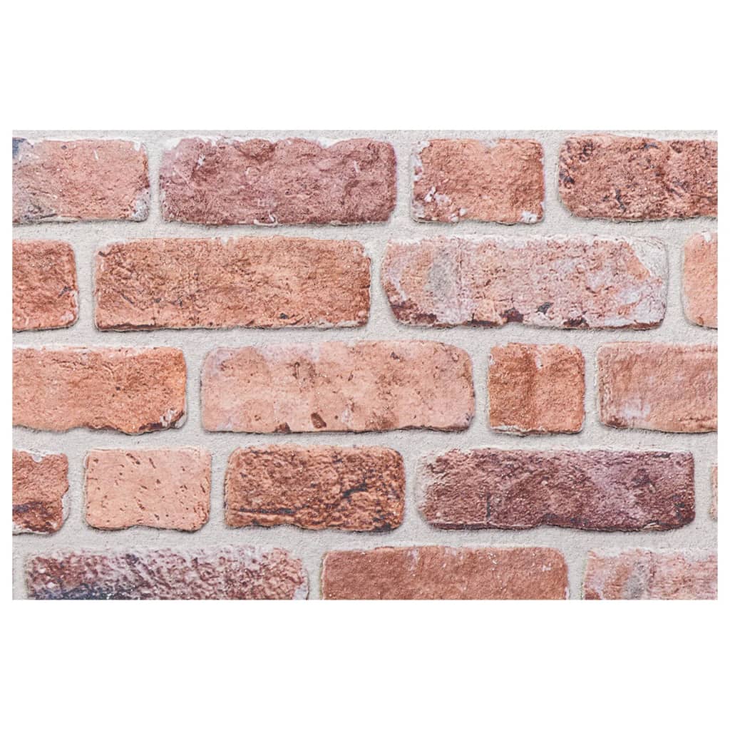 3D Wall Panels 10 pcs Red 100x50 cm EPS