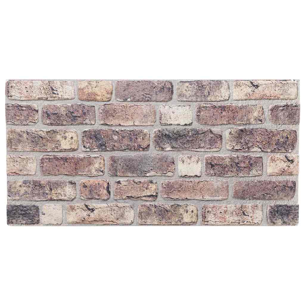 3D Wall Panels 10 pcs Dark Brown 100x50 cm EPS