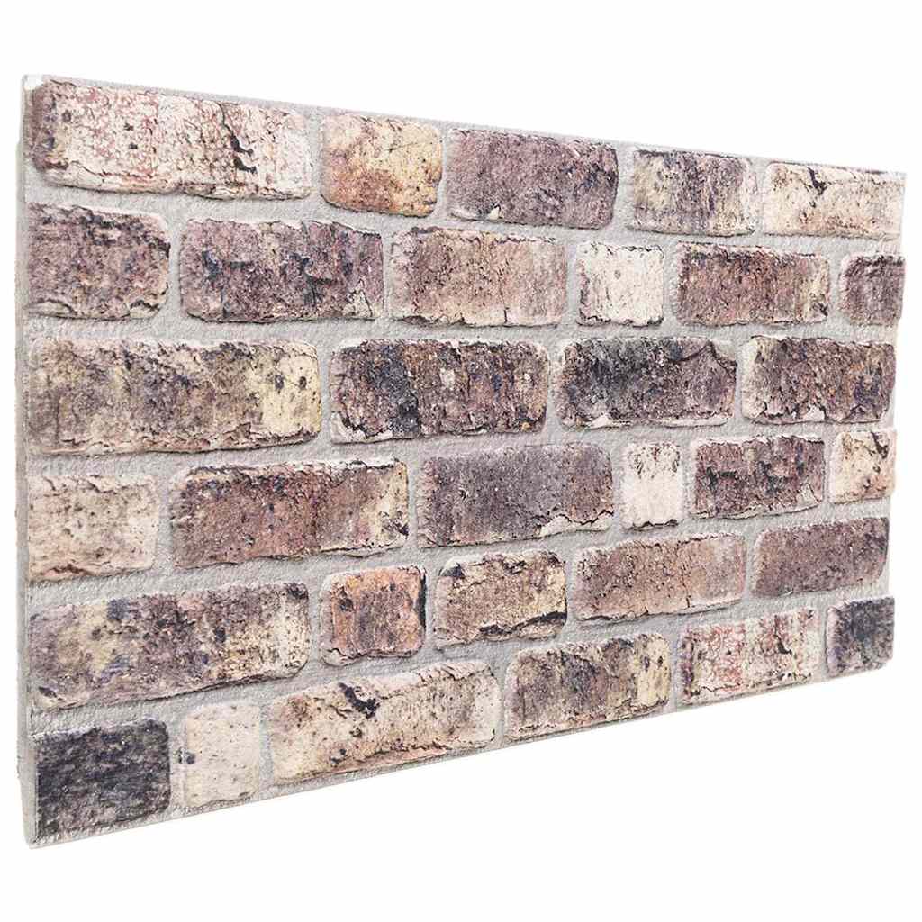 3D Wall Panels 10 pcs Dark Brown 100x50 cm EPS