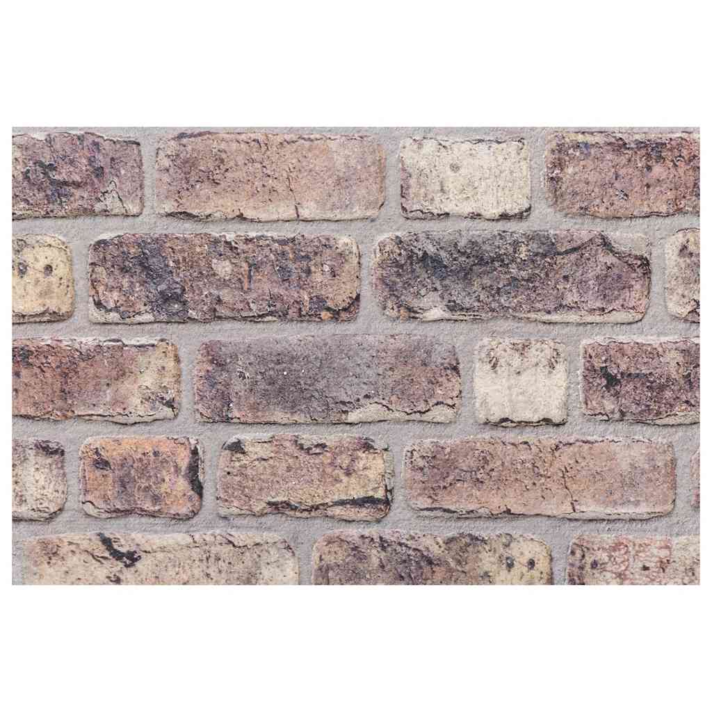 3D Wall Panels 10 pcs Dark Brown 100x50 cm EPS