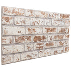 3D Wall Panels 10 pcs Red and White 100x50 cm EPS