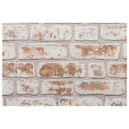 3D Wall Panels 10 pcs Red and White 100x50 cm EPS