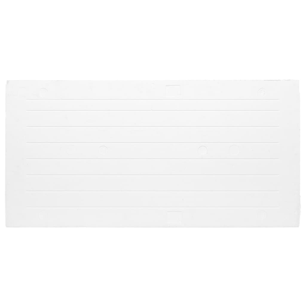 3D Wall Panels 10 pcs Light Grey 100x50 cm EPS