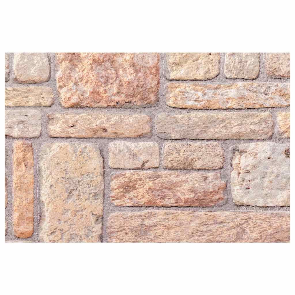 3D Wall Panels 10 pcs Brown 100x50 cm EPS