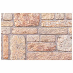 3D Wall Panels 10 pcs Brown 100x50 cm EPS