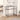 Console Table with Black Glass Top 80x35x81 cm Steel