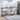 Console Table with Transparent Glass Top 194.5x30x81 cm Steel