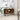Sideboard with Glass Top Smoked Oak 98x35x81 cm Engineered Wood