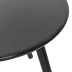 Garden Chair Set 3 pcs Black and Light Grey Poly Rattan