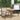 Garden Nest of Coffee Tables 2 pcs Brown and Black Steel
