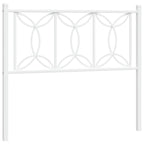 Metal Headboard White 107 cm