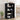 Highboard Black 70x41x124 cm Engineered Wood