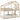 Bunk Bed Without Mattress Small Single Solid Wood Pine