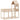 Bunk Bed Without Mattress Single Solid Wood Pine