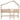 Loft Bed With Ladder And Roof Without Mattress Single
