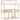 Bunk Bed Without Mattress Single Solid Wood Pine
