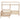 Day Bed And Bench Set With Roof Without Mattress